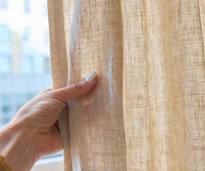 Balancing Privacy And Light With Linen French Door Curtains