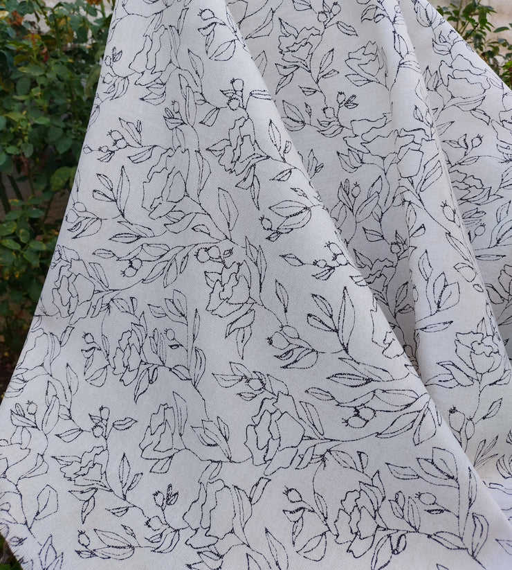 ELEANOR - ECRU-BLACK PATTERN 3