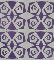 GEOMETRIX PLUM SILVER