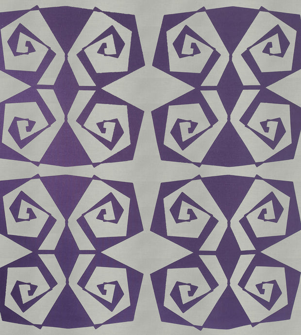 GEOMETRIX PLUM SILVER