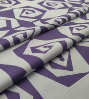 GEOMETRIX PLUM SILVER