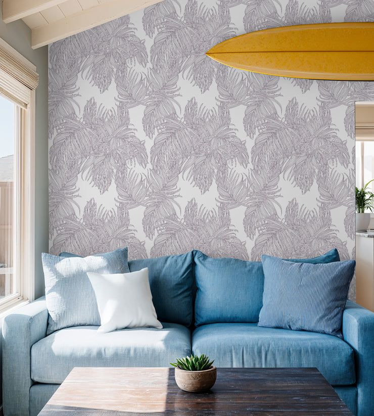 PALMS BONNY BEIGE WALLPAPER 2