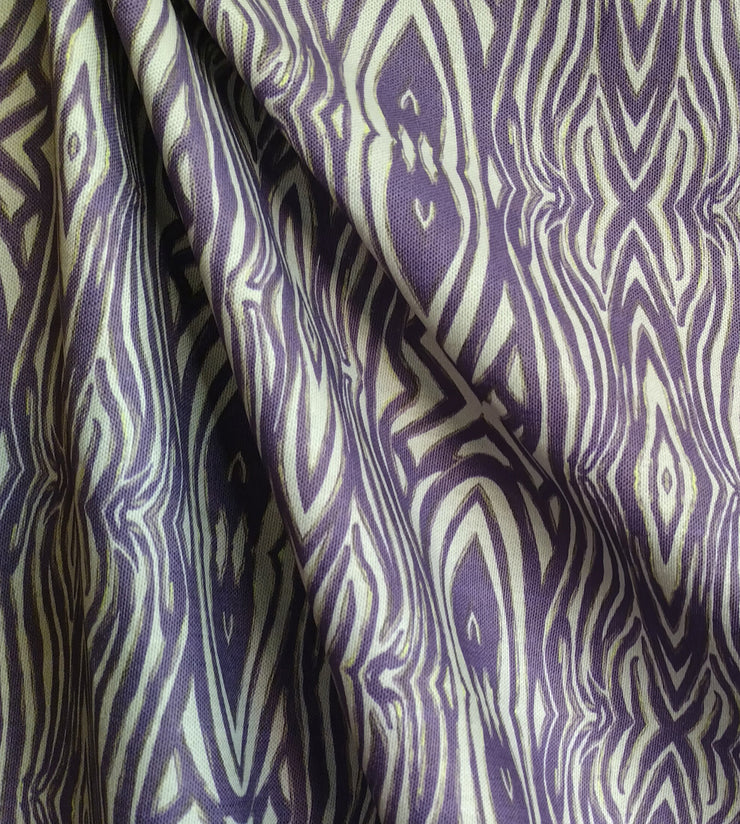 TRIBAL ZEBRA PLUM SILVER