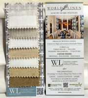 World Linen Sample Card